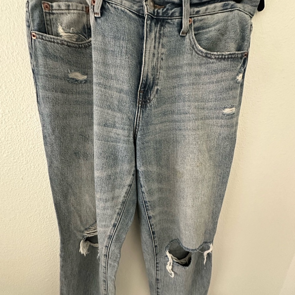 Pistolla Distressed Blue Jeans